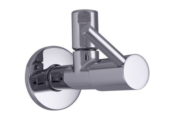 Schlosser Vivana, угловой вентиль с компрессионной гайкой, подключение 1/2"х3/8", цвет хром