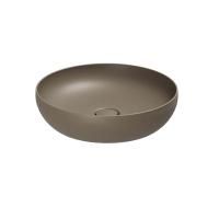 AZZURRA ELEGANCE CIRCLE  раковина чаша 40х40х10см без отв. под смеситель , цвет Tortora AZZURRA ELEGANCE CIRCLE  раковина чаша 40х40х10см без отв. под смеситель , цвет Tortora