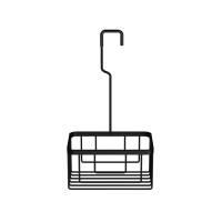 Decor Walther DW 227 Полочка подвесная, цвет: черный матовый