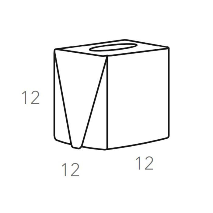 Colombo Adj Салфетница Kleenex, 12x12H12 см, цвет: шоколад/капучино Colombo Adj Салфетница Kleenex, 12x12H12 см, цвет: шоколад/капучино