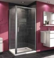 Дверь в нишу Huppe Serie X1 900x1000х1900 140705.069.321 (120705.069.321) Глянцевый хром