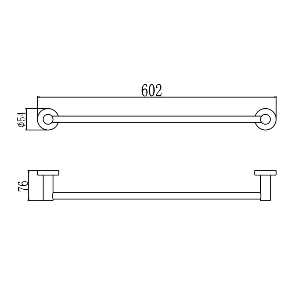 Полотенцедержатель Savol S-005624, сатин