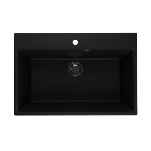 Кухонная мойка Ulgran Quartz Forte 760-07, уголь