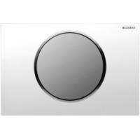 Клавиша смыва Geberit Sigma 10 115.758.KL.5 Белый/хром Клавиша смыва Geberit Sigma 10 115.758.KL.5 Белый/хром