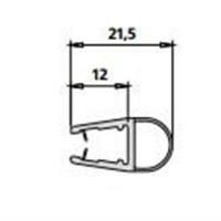 Уплотнитель  для маятниковой двери ATEA 2000мм 1T./1F