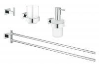Набор аксессуаров GROHE Essentials Cube 4 в 1, хром (40847001)