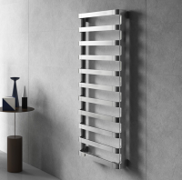 IRSAP STEP E Полотенцесушитель электрический 500x1255x107 мм., 11 плоских трубок, мощность 450 ватт, цвет хром