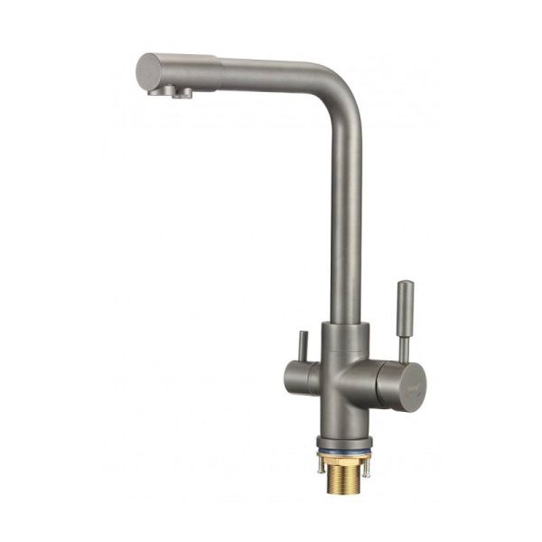 Смеситель для кухни с подключением к фильтру  Savol S-L1801Q, серый