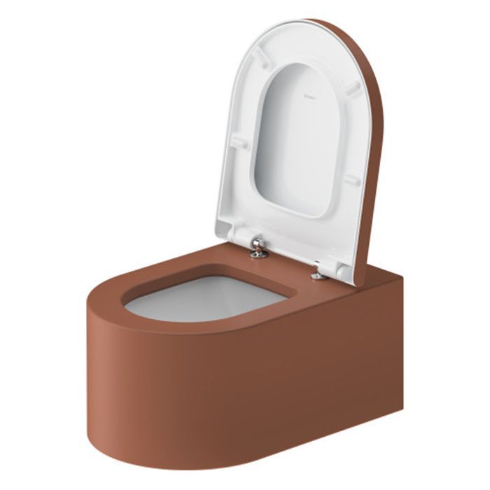 Duravit  Millio Унитаз подвесной  декор &quot;Smooth&quot;  370х570 мм, крепление в компл.,цвет матовая корица