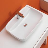 Kerasan Tribeca Раковина накладная , 60х43см, h 150мм с 1 отверстием под смеситель, цвет: белый