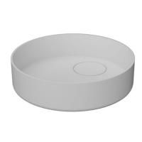 MOMA OYSTER Раковина Ø500 мм., для установки на столешницу, с донным клапаном, цвет белый матовый