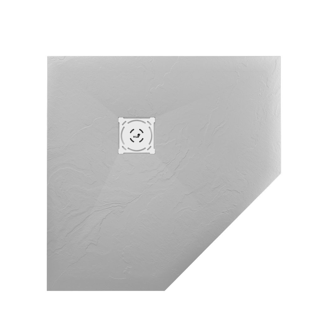 Душевой поддон трапеция RGW ST/T-Co Бетон \ Цемент