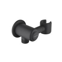 Шланговое подсоединение с держателем AQUATEK, матовый черный AQ2462MB КЛАССИК Шланговое подсоединение с держателем AQUATEK, матовый черный AQ2462MB КЛАССИК