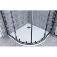 Душевой поддон из искусственного камня Акватон Калифорния 80x80 радиальный Белый