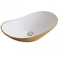 Раковина Melana 62 MLN-7811AJW Белая, Золото