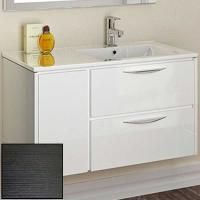 Тумба с раковиной SanVit Мэри-1 90 R kmery901 с фактурой под дерево подвесная Венге Тумба с раковиной SanVit Мэри-1 90 R kmery901 с фактурой под дерево подвесная Венге