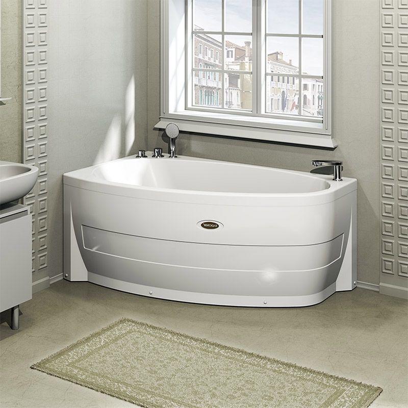 Акриловая ванна Radomir Орсини 160x90 L 1-01-0-1-1-032 Белая без гидромассажа