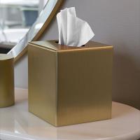 DEVON&DEVON WALTZ Контейнер для бумажных платков, настольный, цвет светлое золото