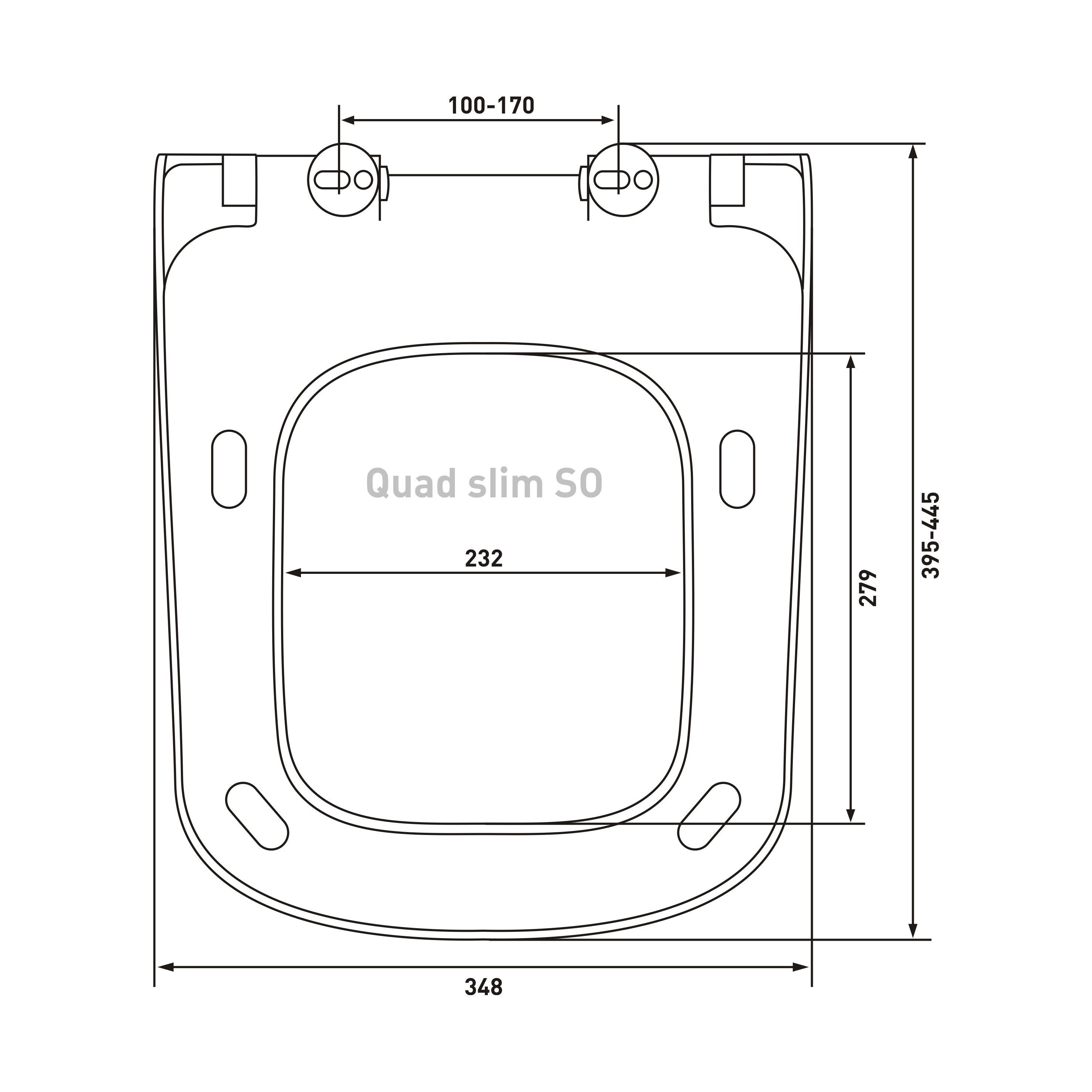 Сиденье BERGES Quad slim SO Сиденье BERGES Quad slim SO