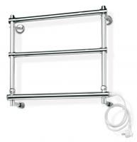 Полотенцесушитель, Margaroli, Sole, электрический, 540, ширина, мм-570, глубина, мм-105, высота, мм-451, межосевое расстояние-470, мощность, Вт-70, цвет-хром