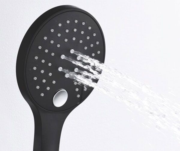 Душевая система WasserKRAFT Elbe A177477 с термостатом Черная