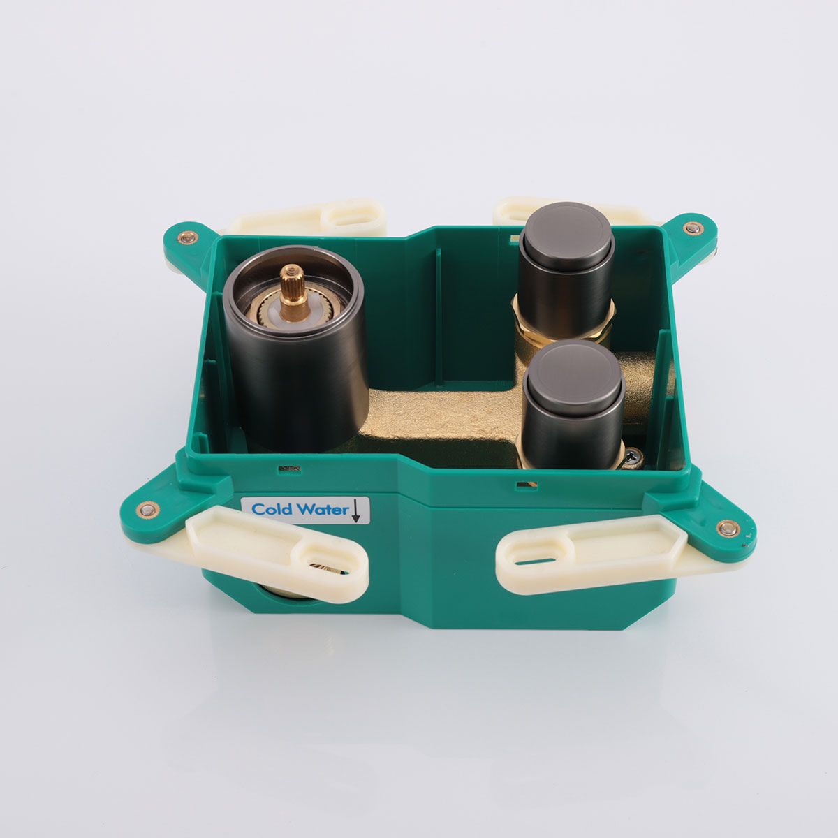 Встраиваемый смеситель для душа VSCV-421GM двухфункциональный, вороненая сталь, артикул VSCV-421GM