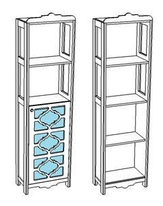 Шкаф-пенал "Манойр 50"