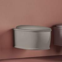 Artceram ATELIER Унитаз подвесной, 52х37см, безободковый, с крепежом, цвет: marrone tortora