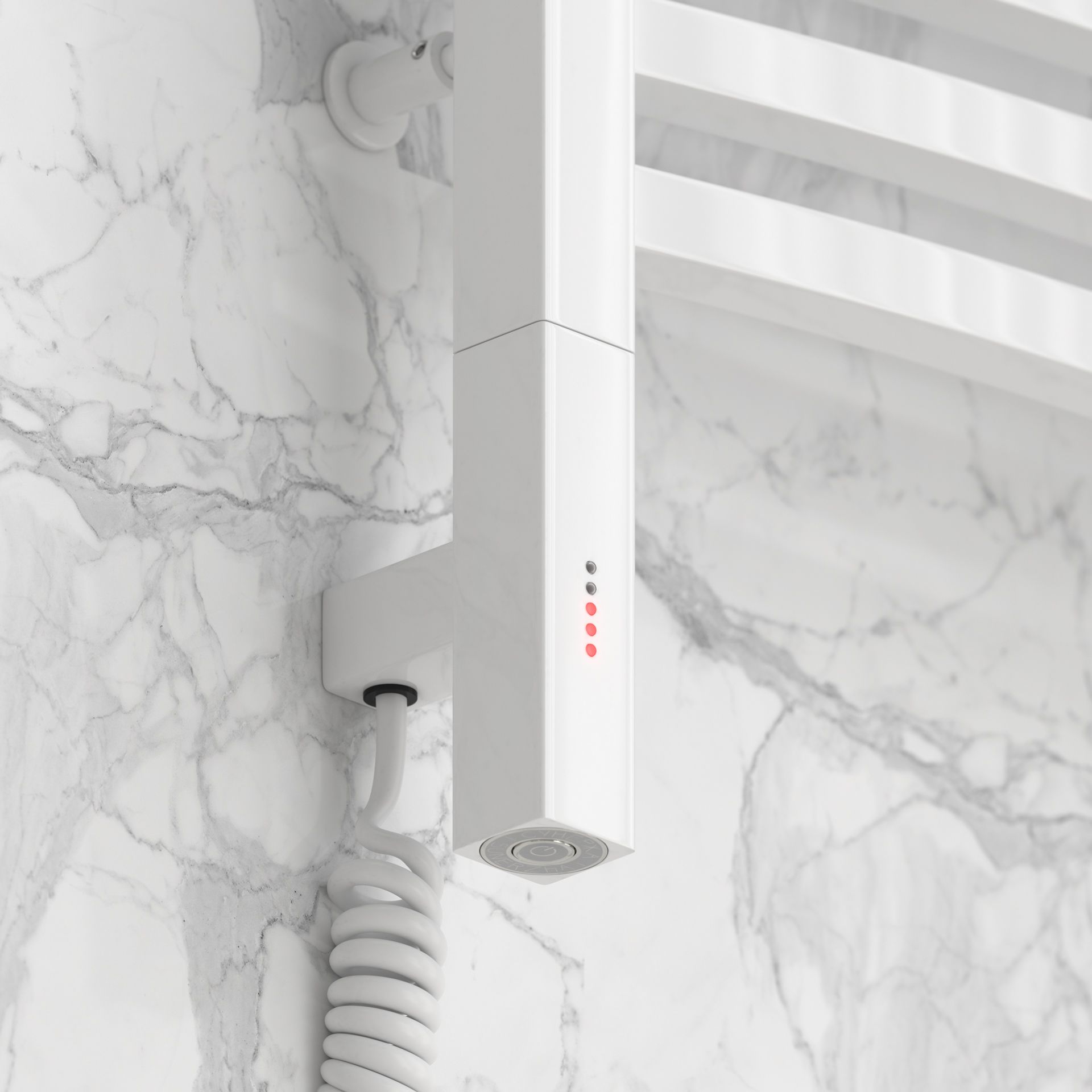 Полотенцесушитель электрический АРКУС 3.0 1000х400 МЭМ левый (Белый)