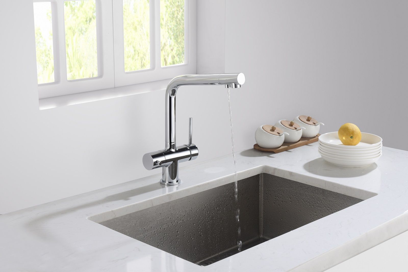 Смеситель для кухни с подключением фильтра Timo Saona 2396/00F хром, артикул 2396/00F