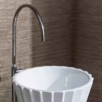 OASIS DRESSCODE Смеситель для раковины напольный, однорычажный, цвет хром