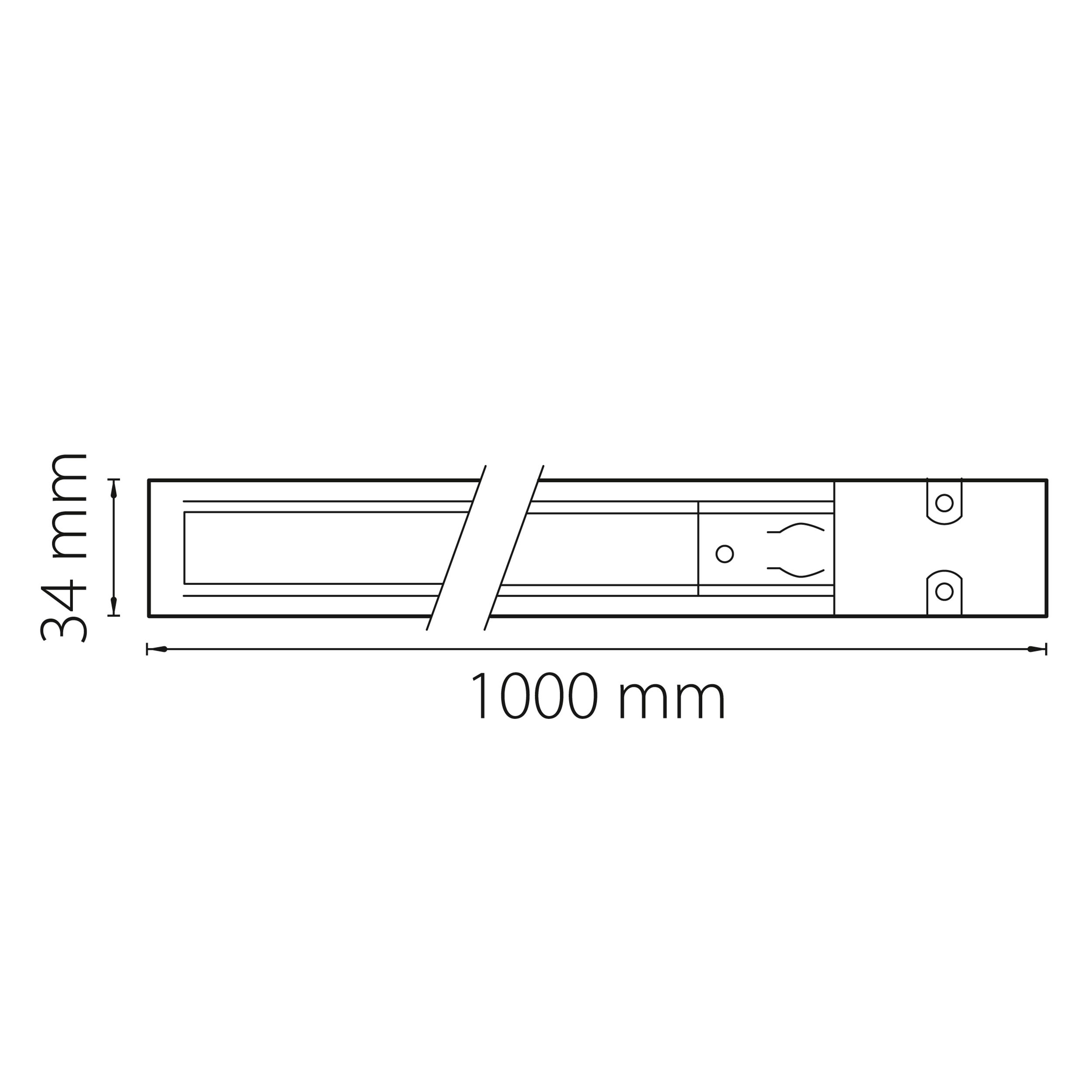Трек четырехконтактный трехфазный Barra Lightstar 504015 Трек четырехконтактный трехфазный Barra Lightstar 504015