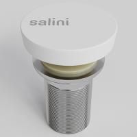 Донный клапан, Salini, для раковин, тип клапана-Up&Down, форма крышки-круглая, материал крышки-S-Sense, цвет крышки-белый глянцевый, для моделей Alda 01, Alda Wall 01-03, Marea 01 – 11, Luce, Mona Донный клапан, Salini, для раковин, тип клапана-Up&Down, форма крышки-круглая, материал крышки-S-Sense, цвет крышки-белый глянцевый, для моделей Alda 01, Alda Wall 01-03, Marea 01 – 11, Luce, Mona