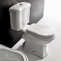 KERASAN Retro Унитаз моноблок слив в стену, цвет белый