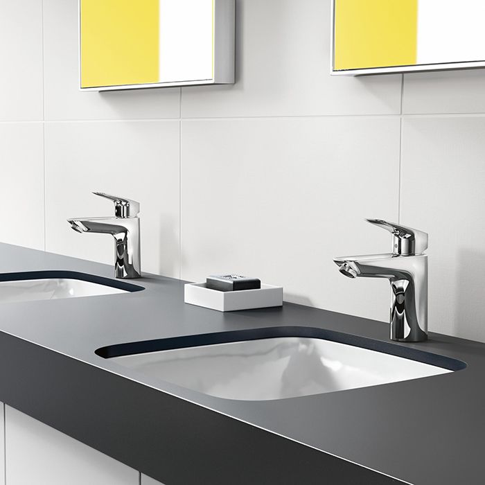 HANSGROHE LOGIS Смеситель для раковины на 1 отверстие, однорычажный, без донного клапана, цвет хром HANSGROHE LOGIS Смеситель для раковины на 1 отверстие, однорычажный, без донного клапана, цвет хром