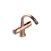 THG CORVAIR FIOR DI BOSCO Смеситель для биде на 1 отверстие, 2-х вентильный, с донным клапаном, цвет Blush PVD