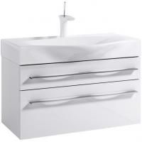 Тумба под раковину Aqwella 5 Stars Милан Mil.01.08/2/W 80 2 ящика подвесная Белая