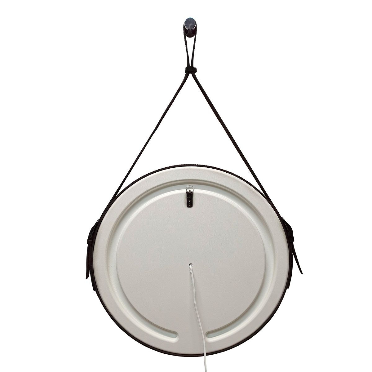 Зеркало VLM-2N700+  D710 с подсветкой на кожаном ремне, датчик на движение, цвет черный