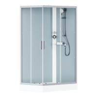W90C-404-12080MT Gem кабина душевая 120x80, прямоугольная, профиль матовый хром, стекло прозрачное W90C-404-12080MT Gem кабина душевая 120x80, прямоугольная, профиль матовый хром, стекло прозрачное