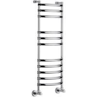 Полотенцесушитель, Margaroli, Luna, водяной, 434, ширина, мм-425, высота, мм-1071.5, межосевое расстояние-360, мощность, Вт-351, цвет-Chrome