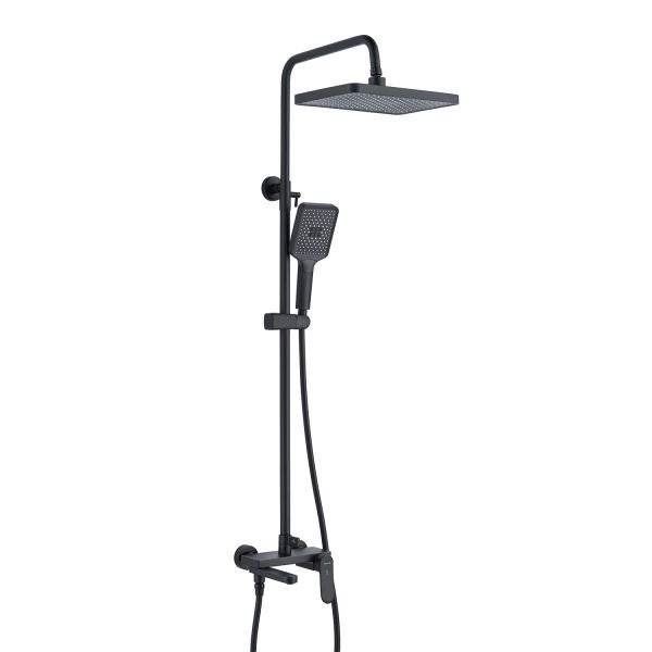 Душевая система Shevanik S4536H, черный