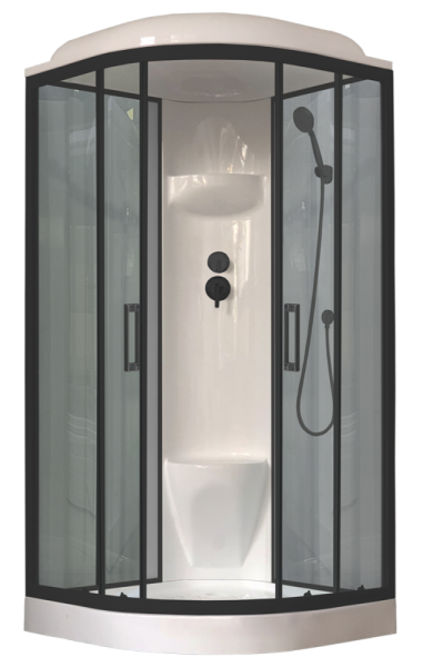 Душевая кабина Royal Bath  RB 90HK6-GT-BL (серое/прозрачное)