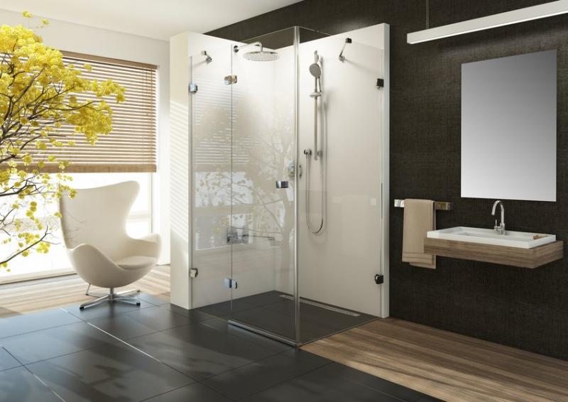 Душевой уголок Ravak Brilliant BSDPS-90 L хром+транспарент