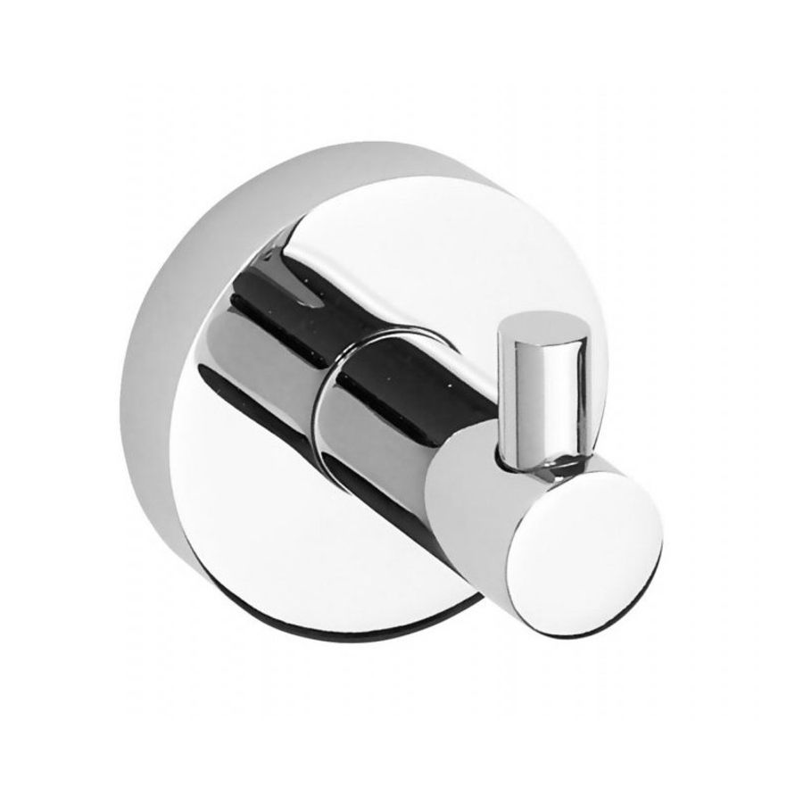 Крючок X-ROUND, одинарный, 55x55x50 мм, хром, Sapho