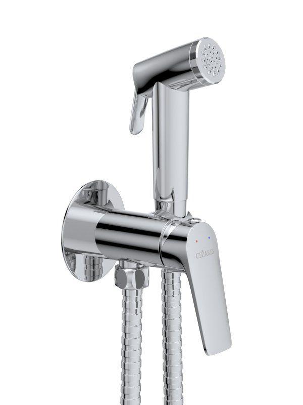 LINER-DIF-GM Гигиенический душ со смесителем, оружейная сталь, артикул LINER-DIF-GM