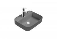 Раковина накладная для установки на столешницу AQUATEK ВЕГА  AQ5506-MG 500*395*140, с отверстием под смеситель, матовый серый Раковина накладная для установки на столешницу AQUATEK ВЕГА  AQ5506-MG 500*395*140, с отверстием под смеситель, матовый серый