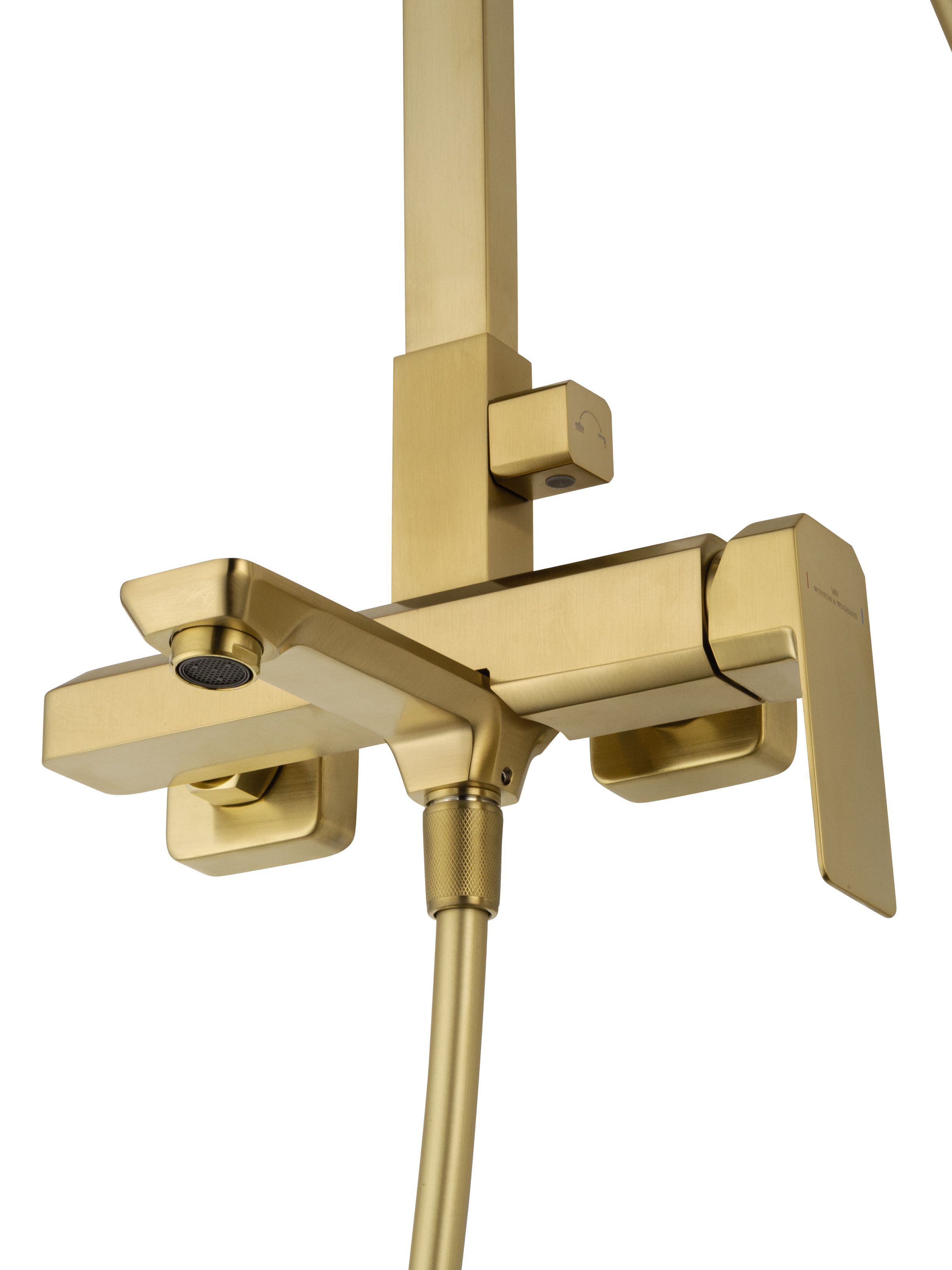 Душевая система WONZON & WOGHAND, Брашированное золото (WW-88739011-BG)
