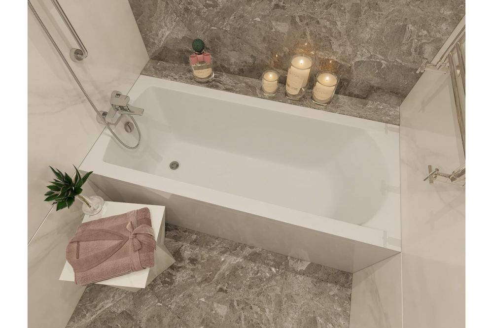 Ванна акриловая Vayer Milana Гл000024269, 155x70, артикул Гл000024269