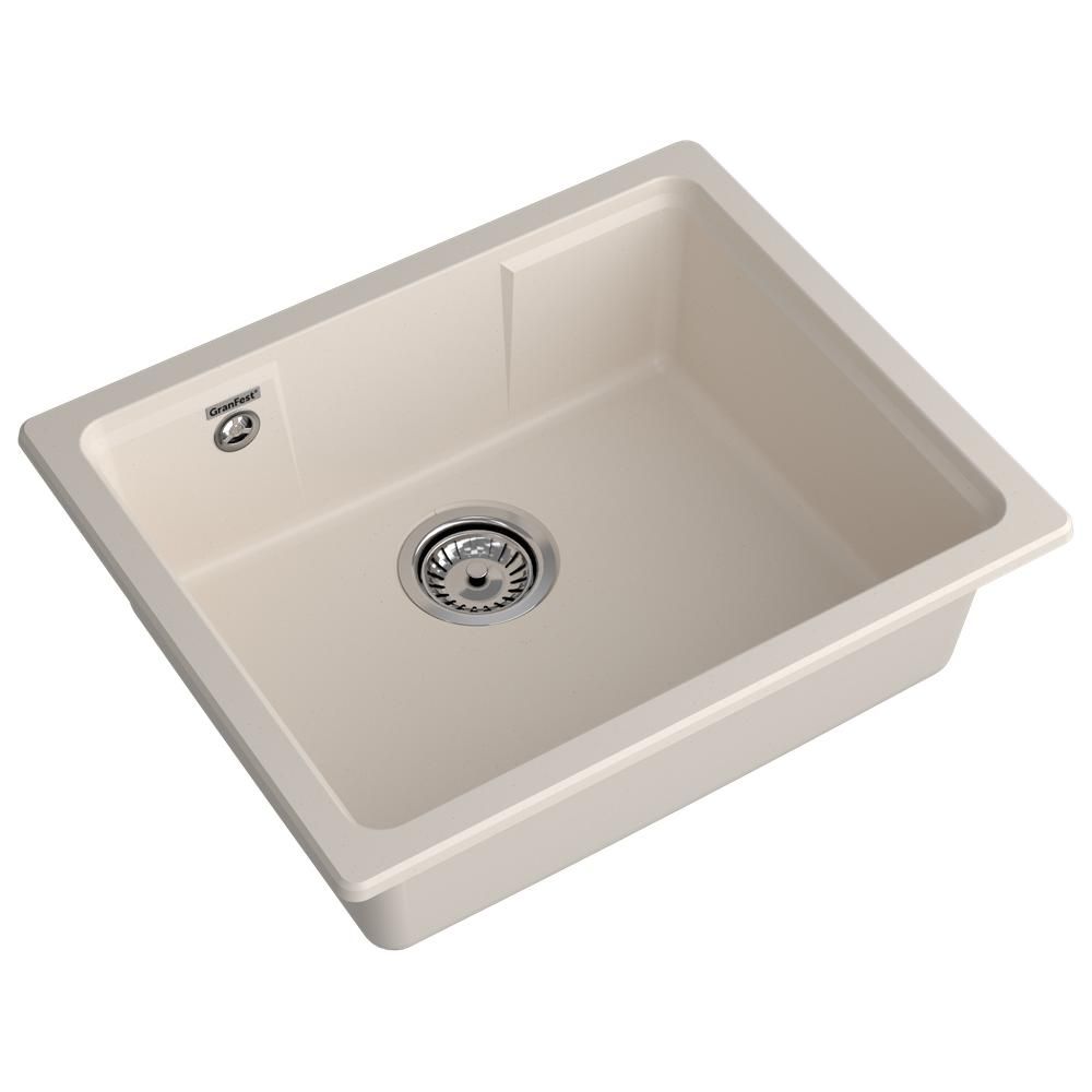 Кухонная мойка GranFest URBAN 4555, белый, артикул 4555 белый