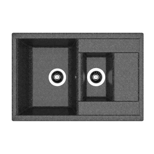 Кухонная мойка Dr. Gans АСТРА 25.065.D0760.407, черный